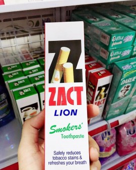 kem đánh răng dành cho người hút thuốc ZACT Lion smokers toothpaste 160g Thái Lan